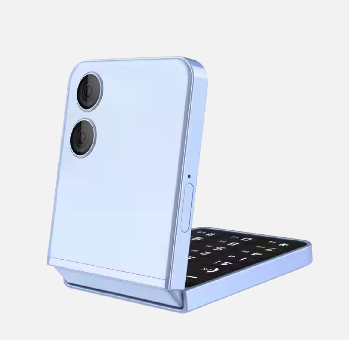 Brand Retro Phone 1.0 - With Qwerty Keyboard - Sky Blue