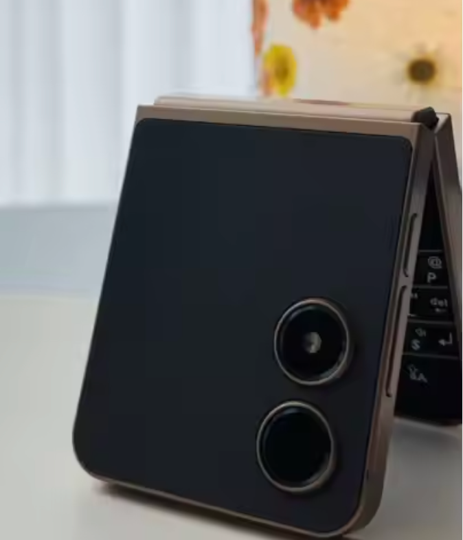 Brand Retro Phone 1.0 - With Qwerty Keyboard - Coffee Brown